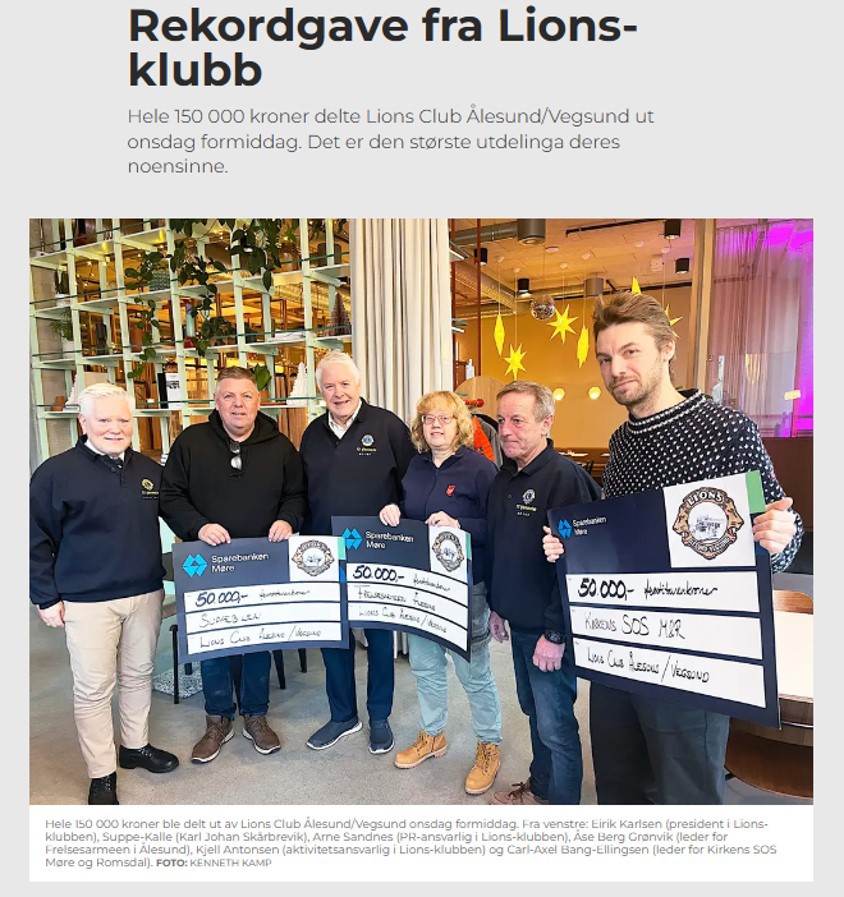 Gaveutdeling julen 2023